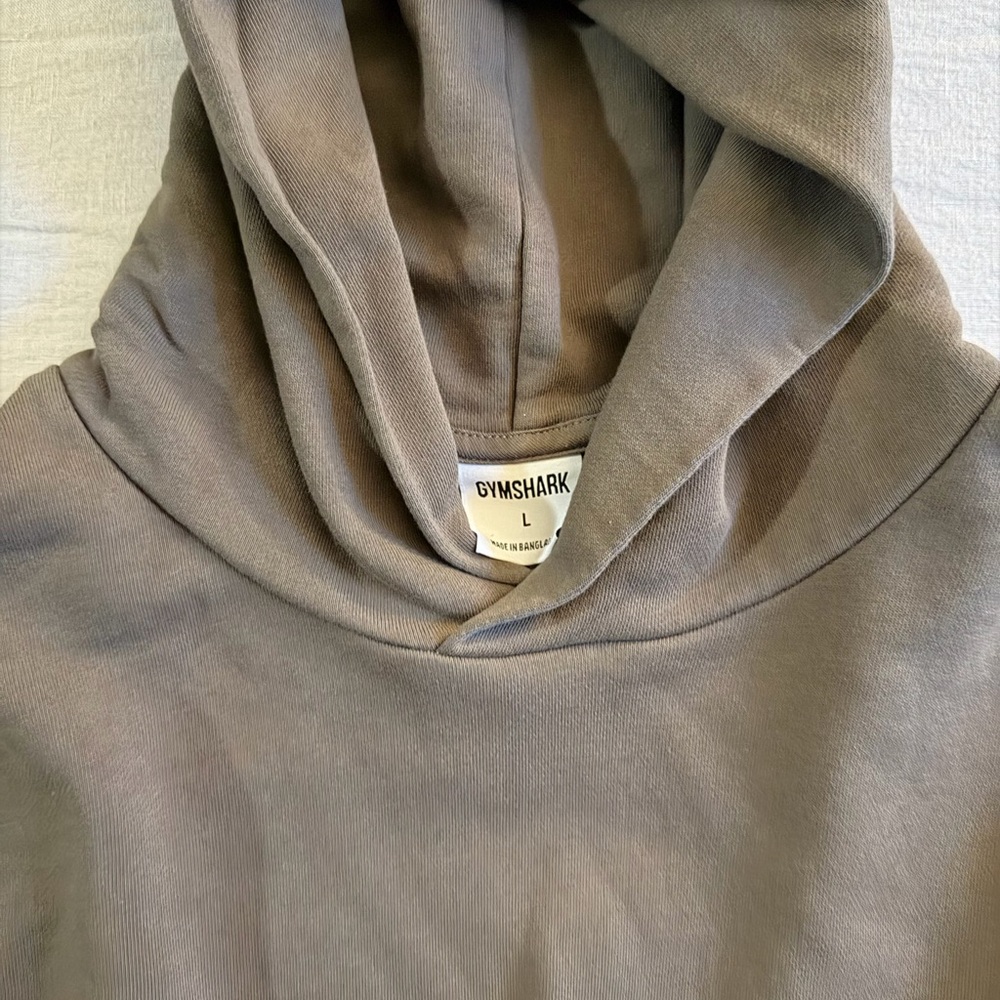 Gymshark Men's Grey Hoodie Sweater